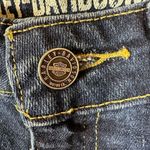 Harley Davidson Harley-Davidson Women’s Jeans Straight Leg Mid-Rise Stretch Denim Dark Indigo 27 Photo 4