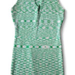 Almost Famous  Green Mini Dress Sleeveless Knit Plaid‎ Bodycon Party Photo 0