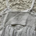 American Eagle Ruffle Upper Back Cutout White Mini Dress New With Tags Size M Photo 9