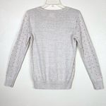 Maison Jules  Light Grey Polka Dot Sweater Photo 4