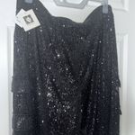 Anne Klein women’s size 16 Sequin Black cargo style Pants with lining NWT Photo 3