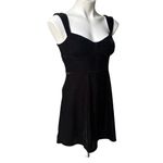 Urban Outfitters Genivieve Black Velvet Corset Mini Dress, Sz M Photo 8
