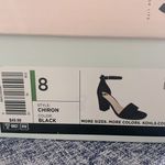 SO Brand New in Box Black Suede Strappy Open Toe Chunky Sandals High Heels 8.5 Photo 1