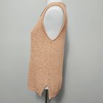 Marled By Reunited Apricot Scoopneck Sleeveless Knit Sweater Tank Size Medium Photo 2