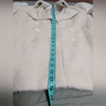 Guess Vintage Alpaca/Wool Blend Pea coat/Jacket Women's Large White/Cream Photo 8
