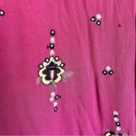 Free People Purple Oxford Embroidered Long Sleeve Mini Dress Size M Photo 4