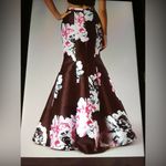 Blondie Nites 2 piece full length floral mermaid prom formal dress Photo 3