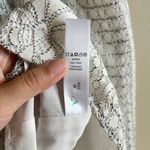 Loft  M White Cream Mixed Lace Tie Back Halter Cami Tank Top Ivory Womens Size XS Photo 5