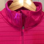 Nike Pro Womens Medium Pull Over 1/2 Zip Warm Fleece Pink Dri Fit Athletic Photo 2