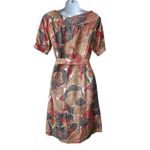 barney's new york  2 Taste Luxury Humor Geo Print Silk Belted Dress Photo 1
