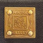 Napa Valley Black canvas Crossbody Bag with bronze Gold Accent could be unisex Photo 1