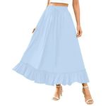 NWT Light Blue Maxi Skirt Photo 0