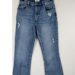 Pistola Womens Jeans Blue Lennon Mid Rise Boot Cut Cropped Distressed Size 27 Photo 6