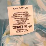 Simply Southern  Cotton Medium Baby Blue Daisy Print Notched V neckline Top NWT Photo 2