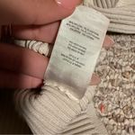 Aritzia  Babaton Sculpt Knit Polo Long Sleeve Off White Beige Matte Pearl Size XS Photo 7