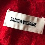 Zadig & Voltaire  red medium sweater. Love Photo 3