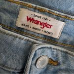 Wrangler High Rise Loose Straight Distressed Light Wash Jeans Size 12 Photo 11