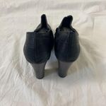 Y2K Chunky Black Structured Faux Leather Office Siren Retro Oxford Heels US 8.5 Photo 3