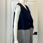 Talbots Deep Blue Wool Blend Vest Size Medium Photo 5