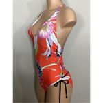 Trina Turk  red floral V-neck swimsuit. Size 2. Retails $169 Photo 8