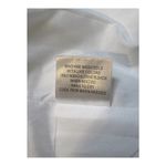 Modcloth  Women Size XL White‎ Ruffle Trim Blazer Linen Blend Cropped Jacket Photo 6