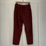 Athleta  Skyline II High Rise Paper Bag Waist Belted Tie Waist Pant Cognac Size 6 Photo 2