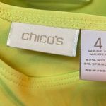 Chico's  Green Sleeveless Tank Top size 4 Photo 4