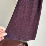 EXPRESS Red and Black Fit & Flare Dress with Bell Sleeves, Size Medium Photo 7