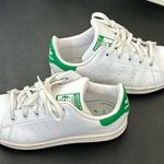 Adidas Stan Smith White and Green Sneakers Photo 0