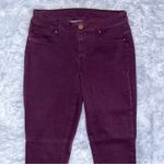 Maurice's Mid Rise Burgundy Jegging Pant Small Regular Photo 2