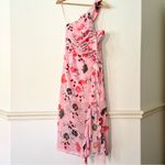 C/MEO COLLECTIVE  Pink Floral Halter Dress Photo 4