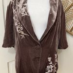 Karen Kane  Silk Blend Velvet Embellished Cottagecore Jacket Boho‎ Glam Whimsy M? Photo 0
