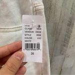 PacSun NWT  Jean White High Rise Distressed Boy Shorts Photo 2