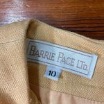 NWT Vntg 80s Barrie Pace LTD Peach Linen Blend Midi Dress Cocktail Workwear Sz M Orange Size M Photo 9