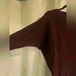 Jun & Ivy Women’s Burgundy  Sweater Photo 2