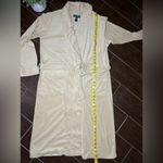 Ralph Lauren Lauren  beige embroidered robe sz small Photo 6