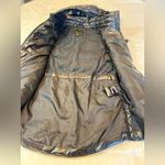 Weatherproof  Women's Shiny Black Hooded Vest‎ Size Small Photo 6