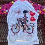 21 Grams Womens Full Zip Cycling Jersey Shirt Lightweight Bicycle Butterfly M Photo 10
