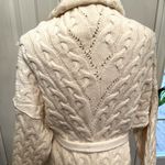 Free People EUC  cable knit cowl neck dress, sz L Photo 6