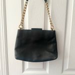 Tory Burch  Lily Black Leather Slim Multi Pocket Gold Chainlink Crossbody Handbag Photo 7