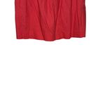 J.Crew  Women's Skirt Mini Sidewalk City Linen‎ Blend Lined Elastic Waist Red 14 Photo 5