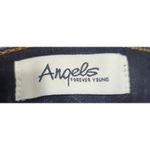 Angels Forever Young Signature Straight Leg Jeans Women's Size‎ 8 Dark Wash Blue Photo 5