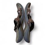 Merrell  Glade Slide Sandals Womens Size 9 Cognac Brown Leather Slip On Open Toe Photo 1