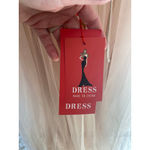 Nude Blush Tulle Corset Maxi Dress Sheer Wedding Prom Gala Coquette Romantic 2 Pink Size XS Photo 11