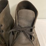 Clarks Men’s gray leather ankle boots size Photo 2