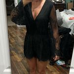 Abbeline Black lace romper  Photo 6