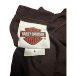 Harley Davidson Harley-Davidson Long Sleeve Rhinestone Eagle Top Brown (L) Bob Dron Oakland, CA Photo 6