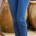 Frank & Eileen Wicklow Blue Denim Wash Italian Performance Denim Sz 8 Photo 0