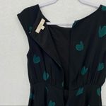 Loft Heart Print Chiffon Pleated Sleeveless Dress Photo 10