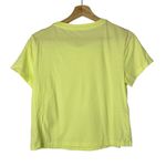 Universal Threads Universal Thread Neon Yellow Shrunken Crop Boxy T-Shirt S Photo 2